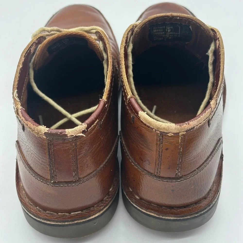Kenneth‎ Cole Reaction Desert Sun Mens Size 9M Brown Leather Chukka Boots