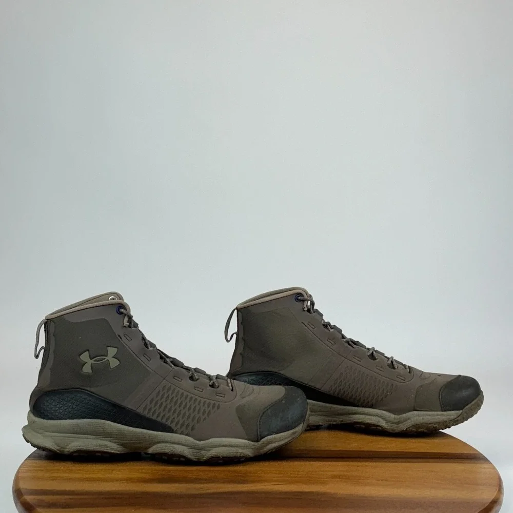 Mens Under Armour Speedfit Brown Mid Outdoor Hiking Ankle‎ Boots Size 9 M GUC