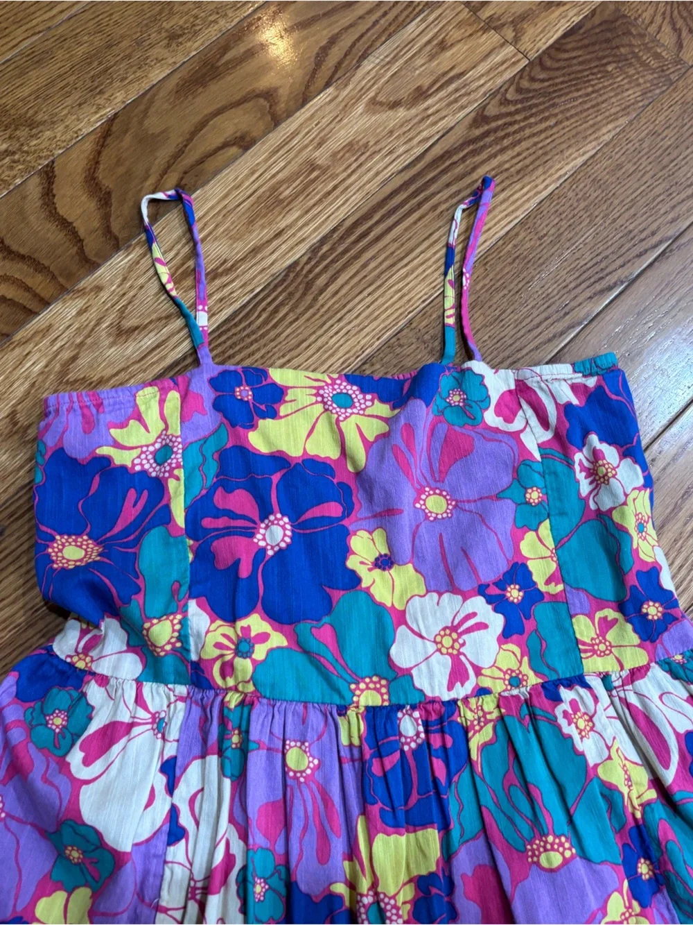 GAP Girls Floral Sundress in Purple, Blue, Pink, Yellow, White