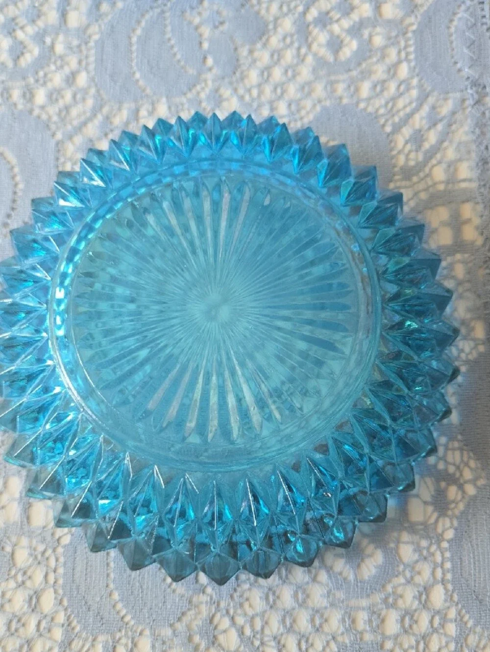 Indiana Glass bright blue