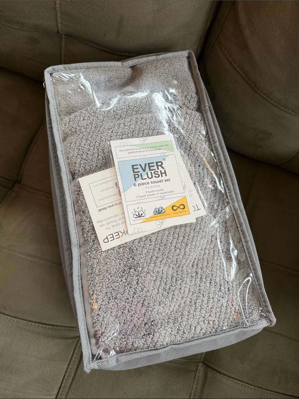 Everplush piece towel