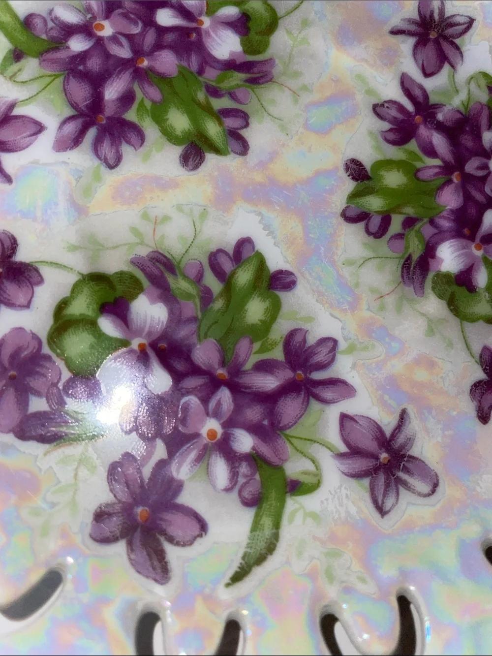 Royal Sealy China iridescent decorative
