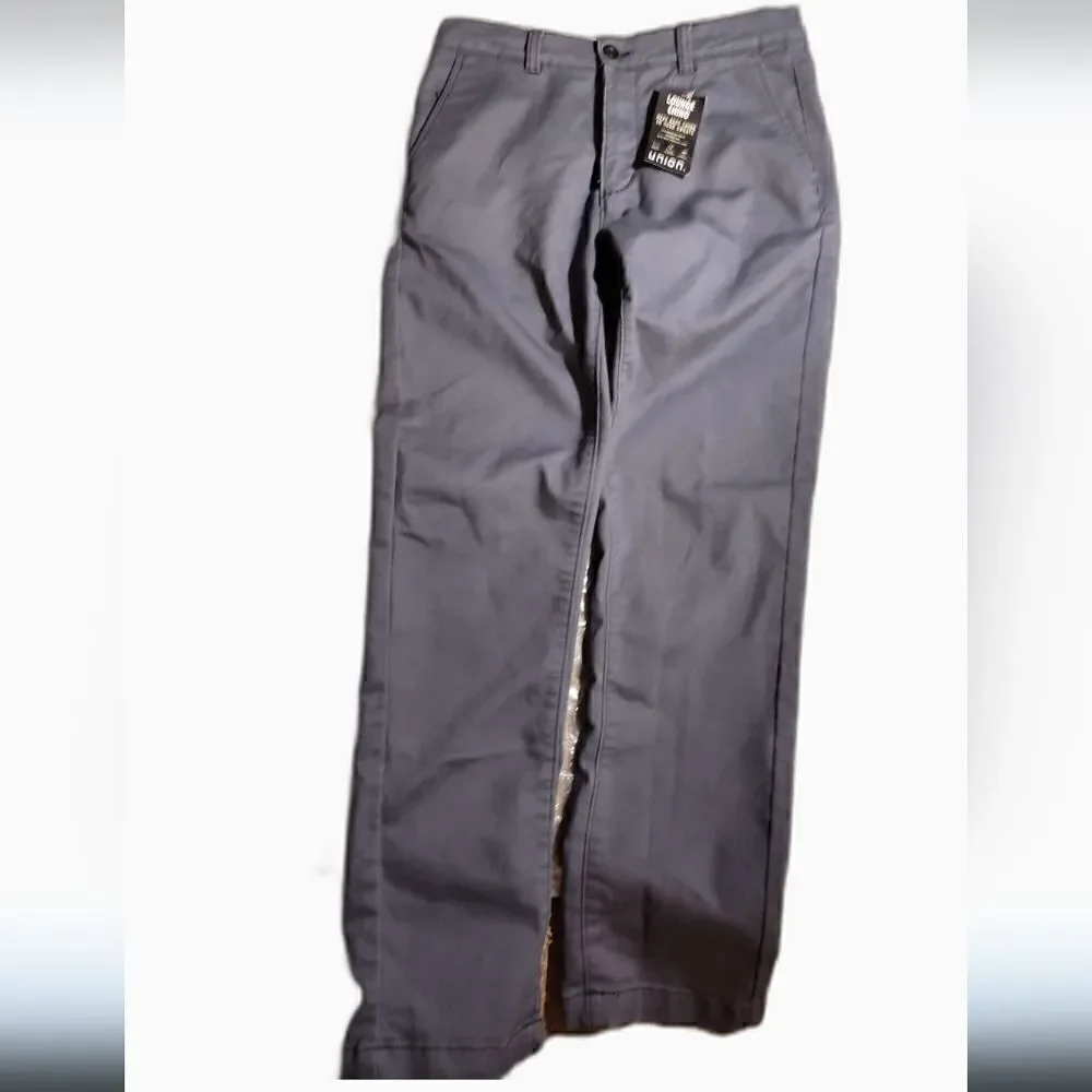 Union Lounge gray Chino pants, nwt (32)