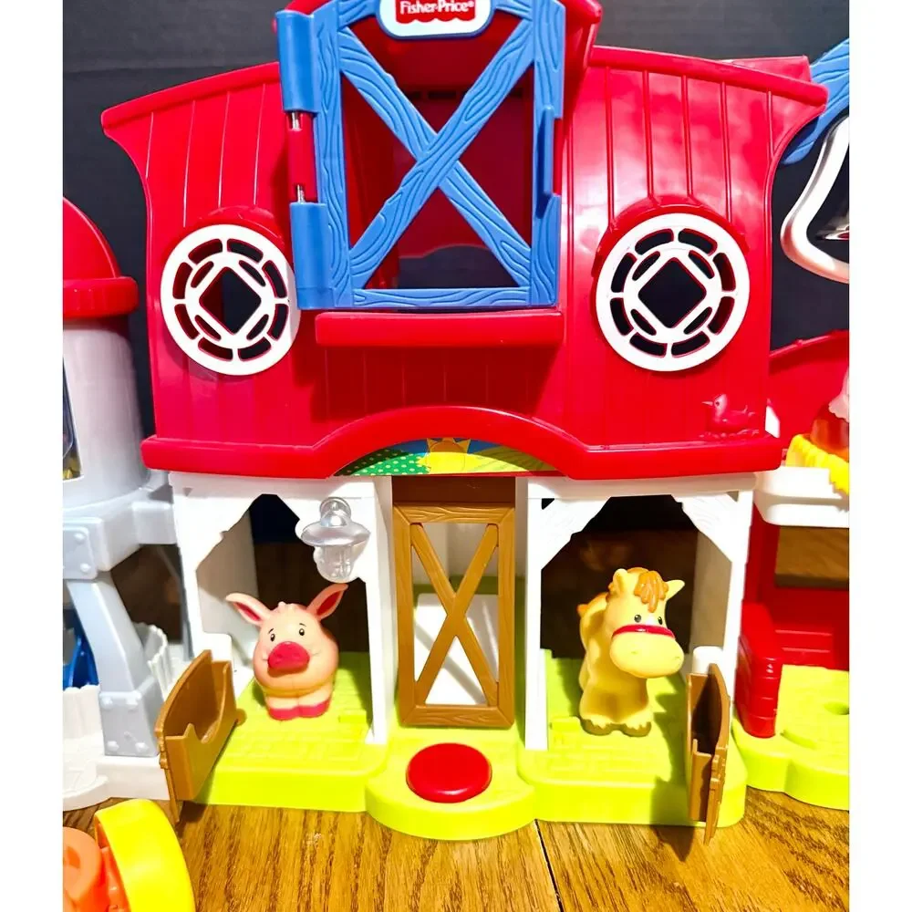 FP Little People Caring For Animals Farm Barn Truck Farmer Animals Smart Stages