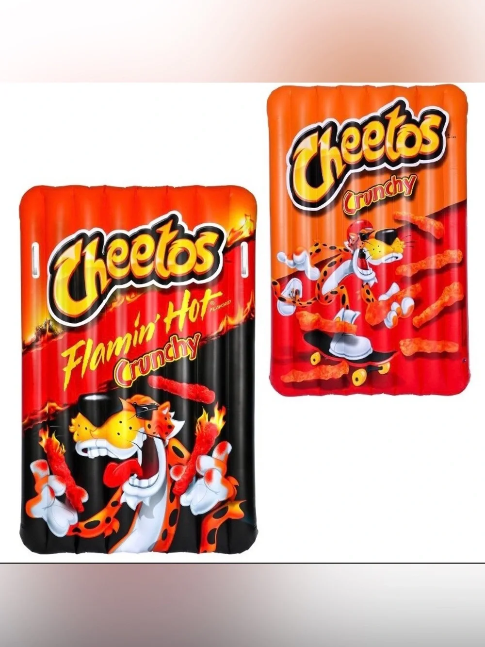 Inflatable Beach/Pool Float - Flamin' Hot Orange Cheeto