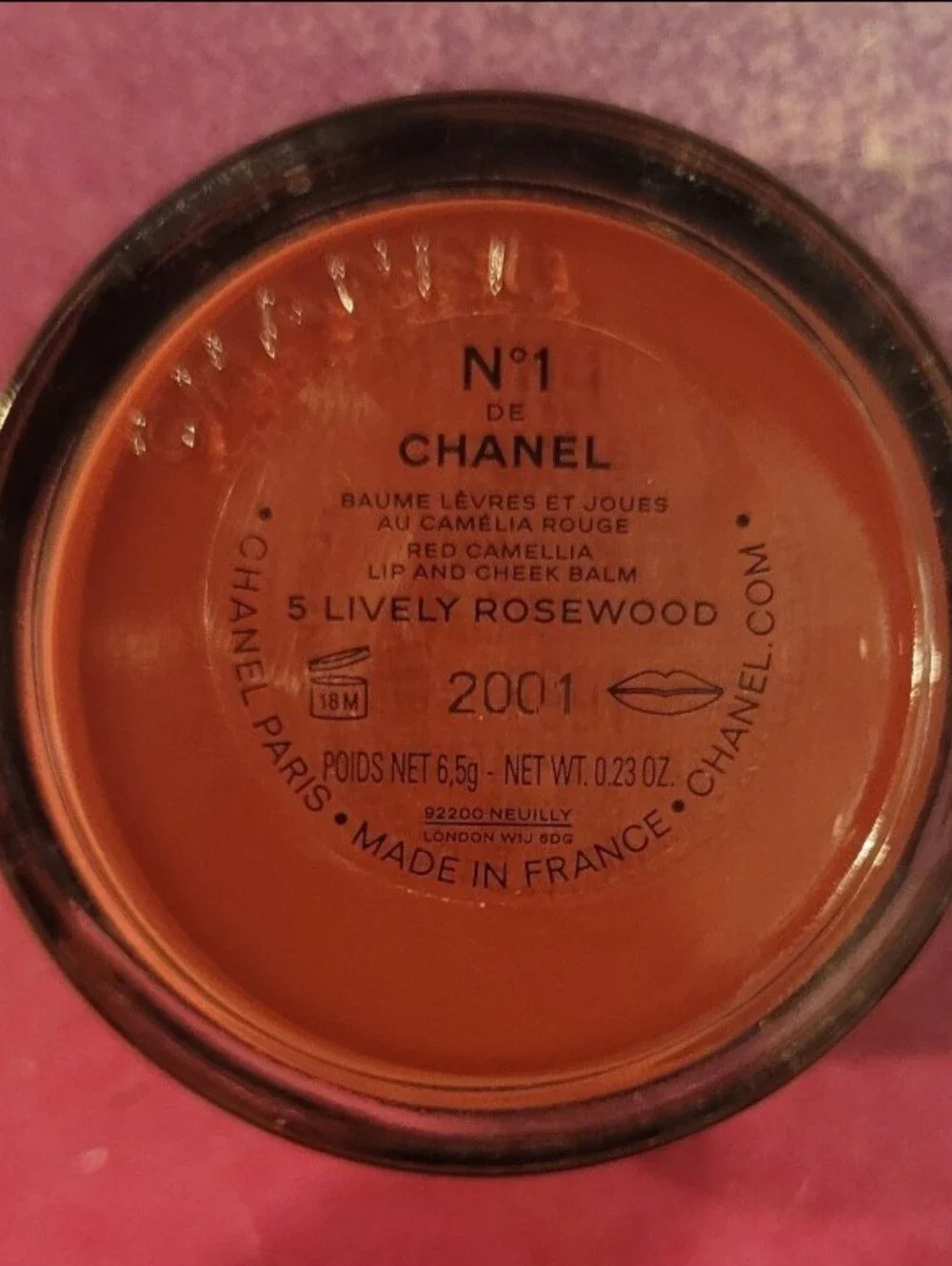 CHANEL red camellia
