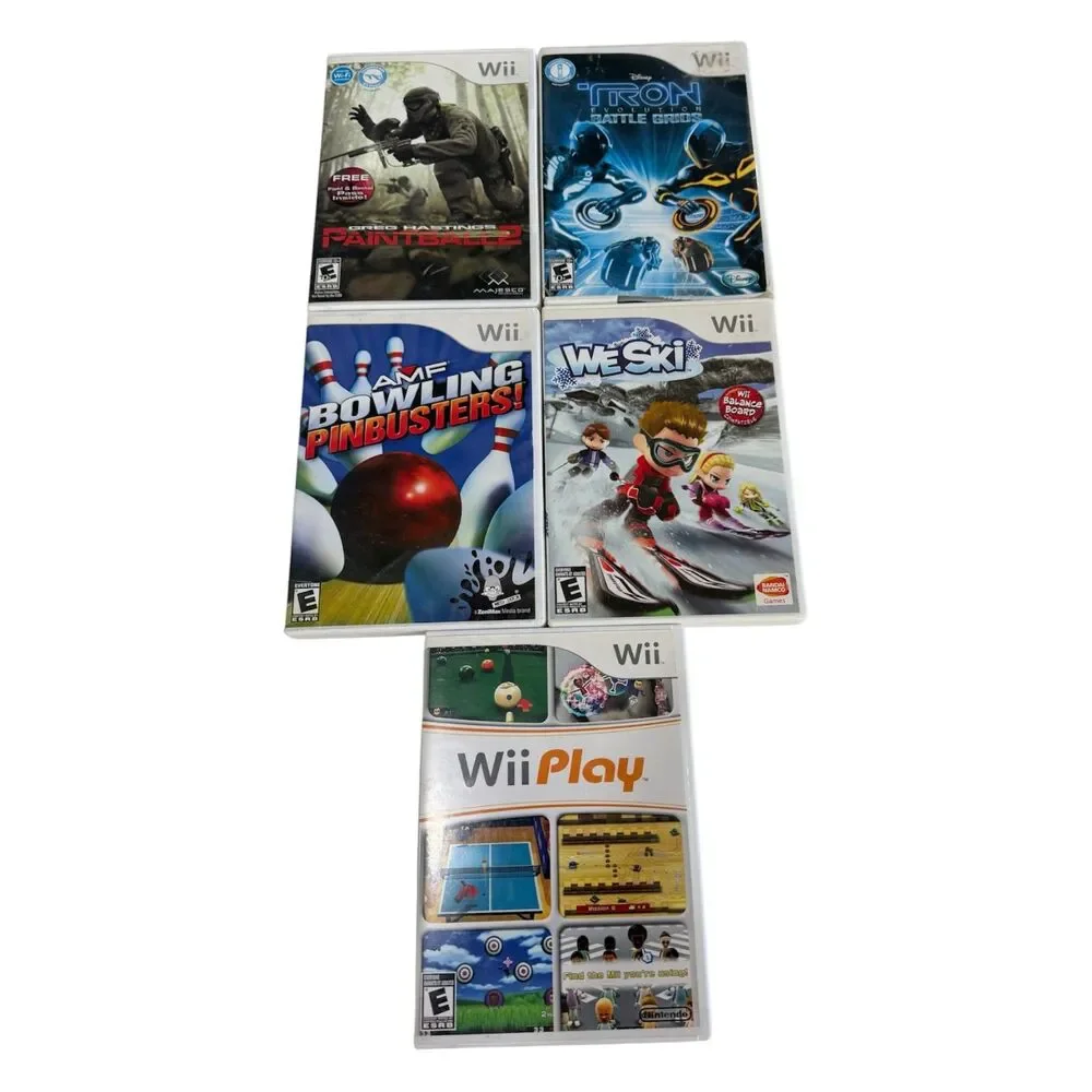 Wii Nintendo Bundle of 5 Games