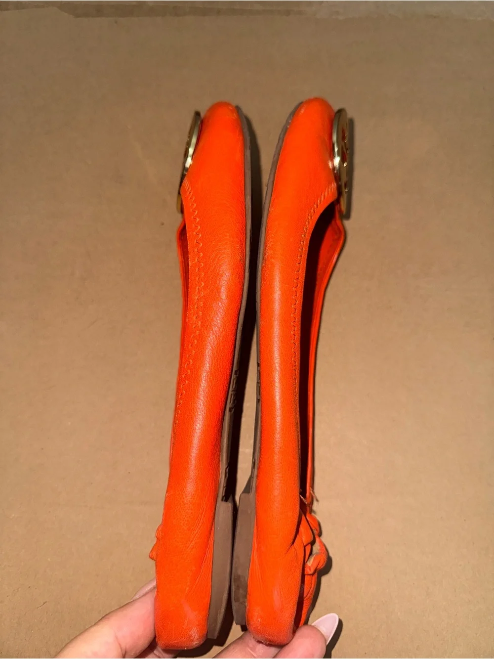 Tory Burch Ballet flats orange size 9