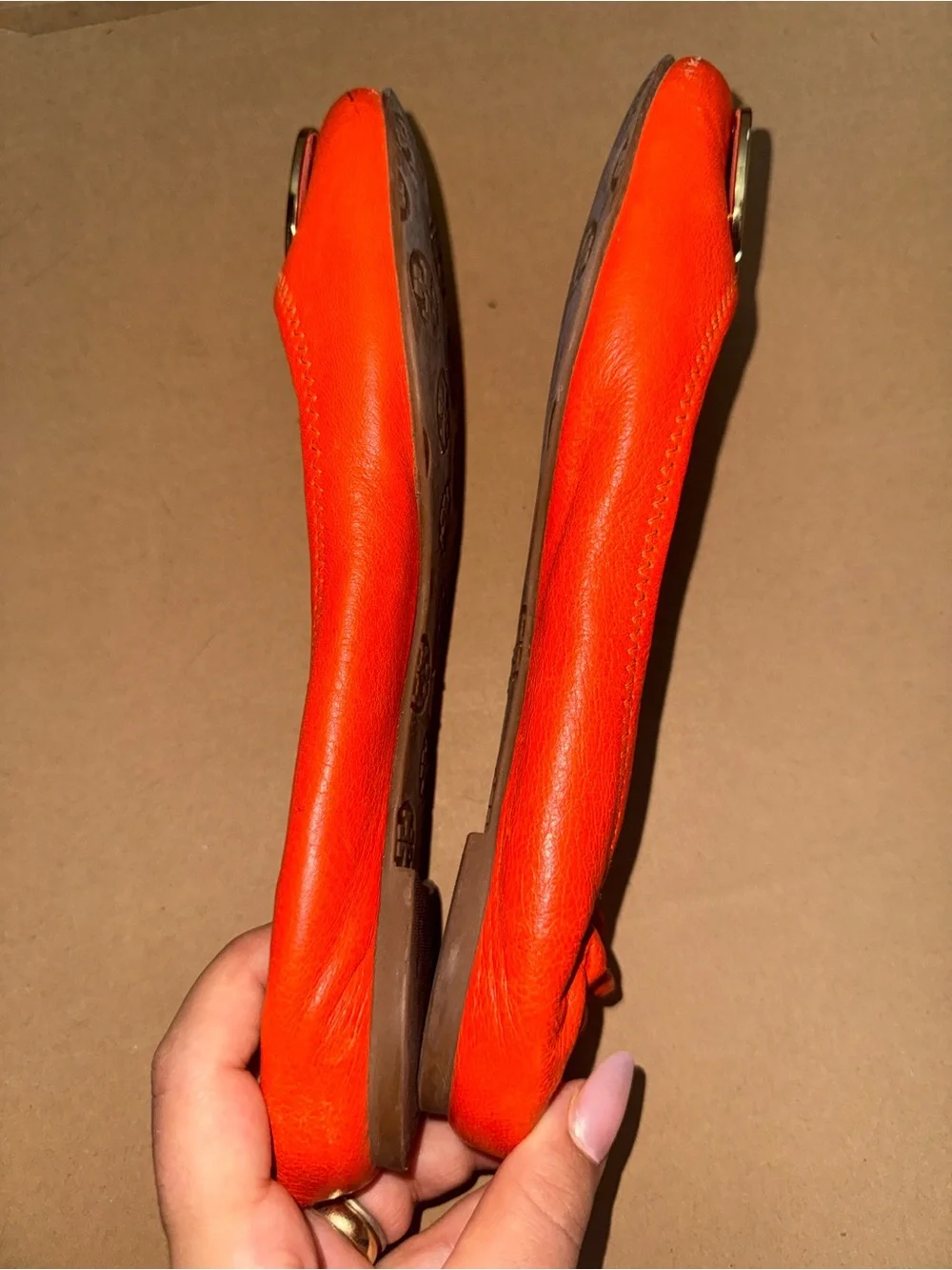 Tory Burch Ballet flats orange size 9