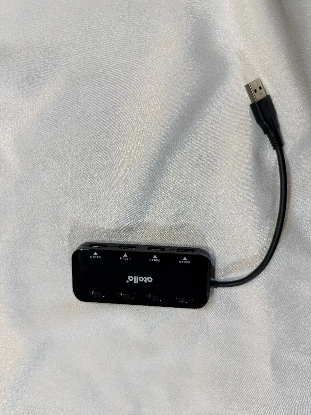 Atolla USB 3.0 4-Port USB Hub High Speed Splitter Black