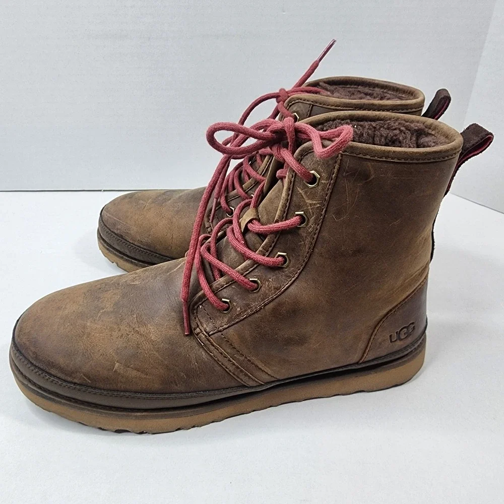 UGG Chukka Men's Size 10 F27019C Winter Boots -Chestnut Suede Waterproof  EUC