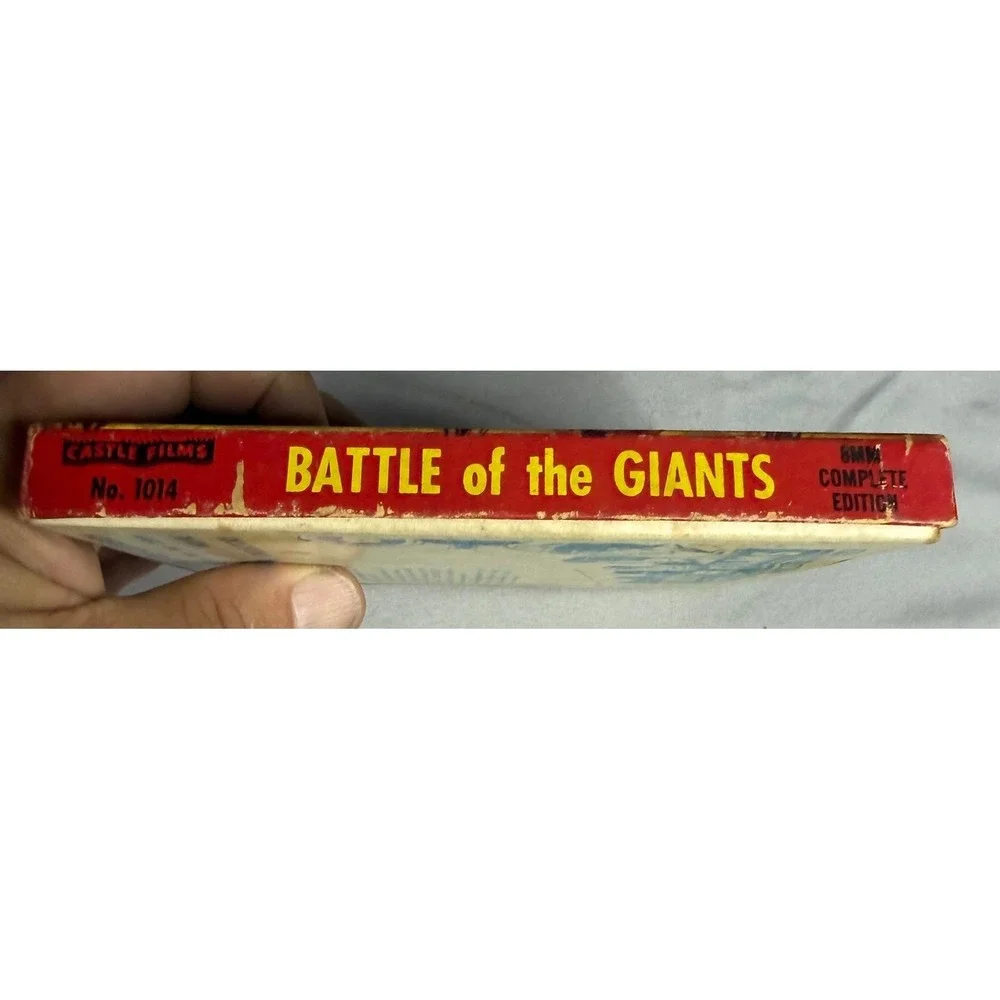 Vintage Castle Films Battle of the Giants 8mm Movie Reel No 1014 Sci-Fi Monster