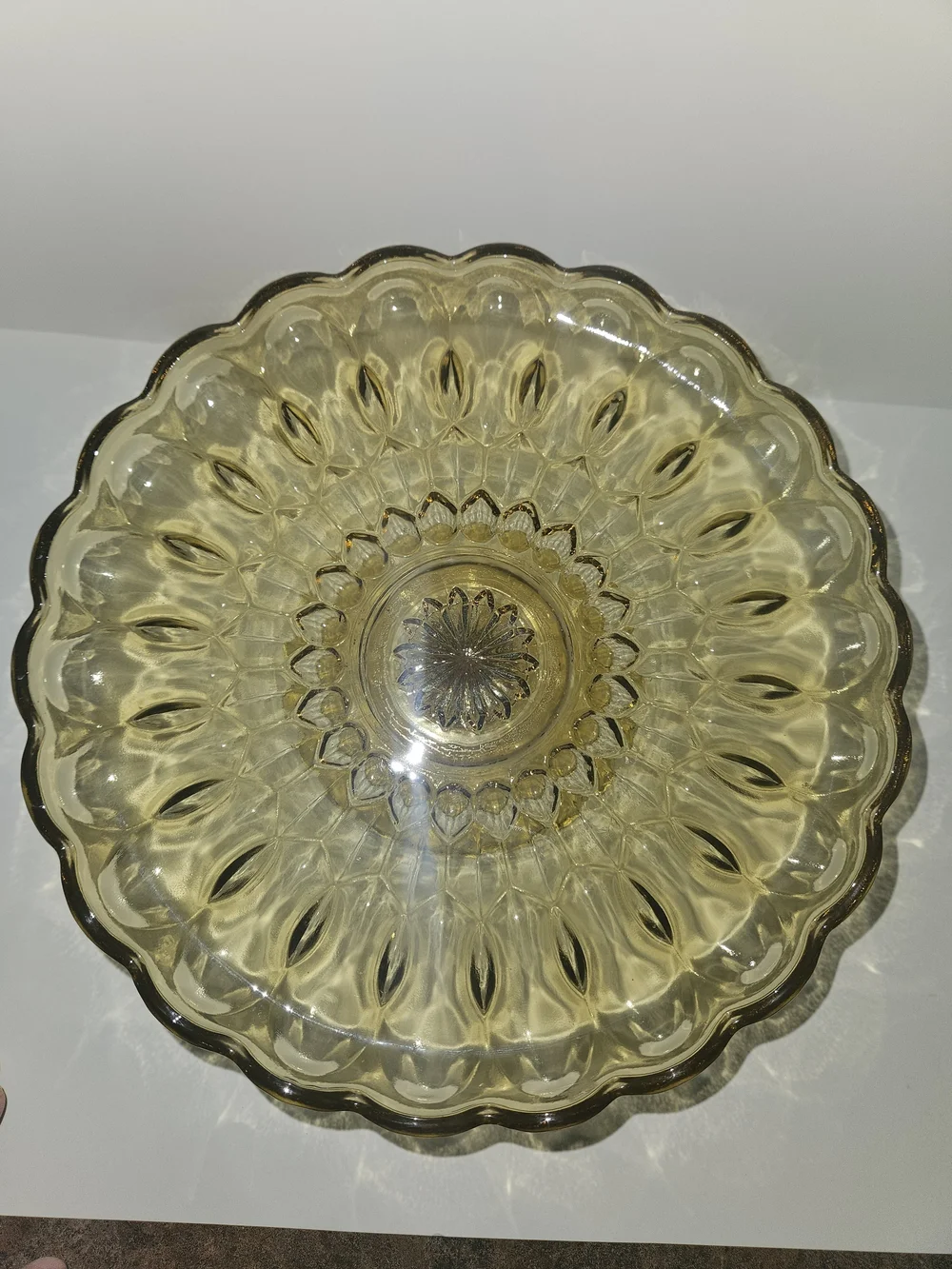 Anchor Hocking decorative amber