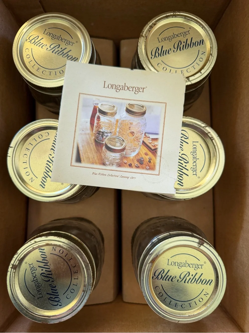 Longaberger or gold insert