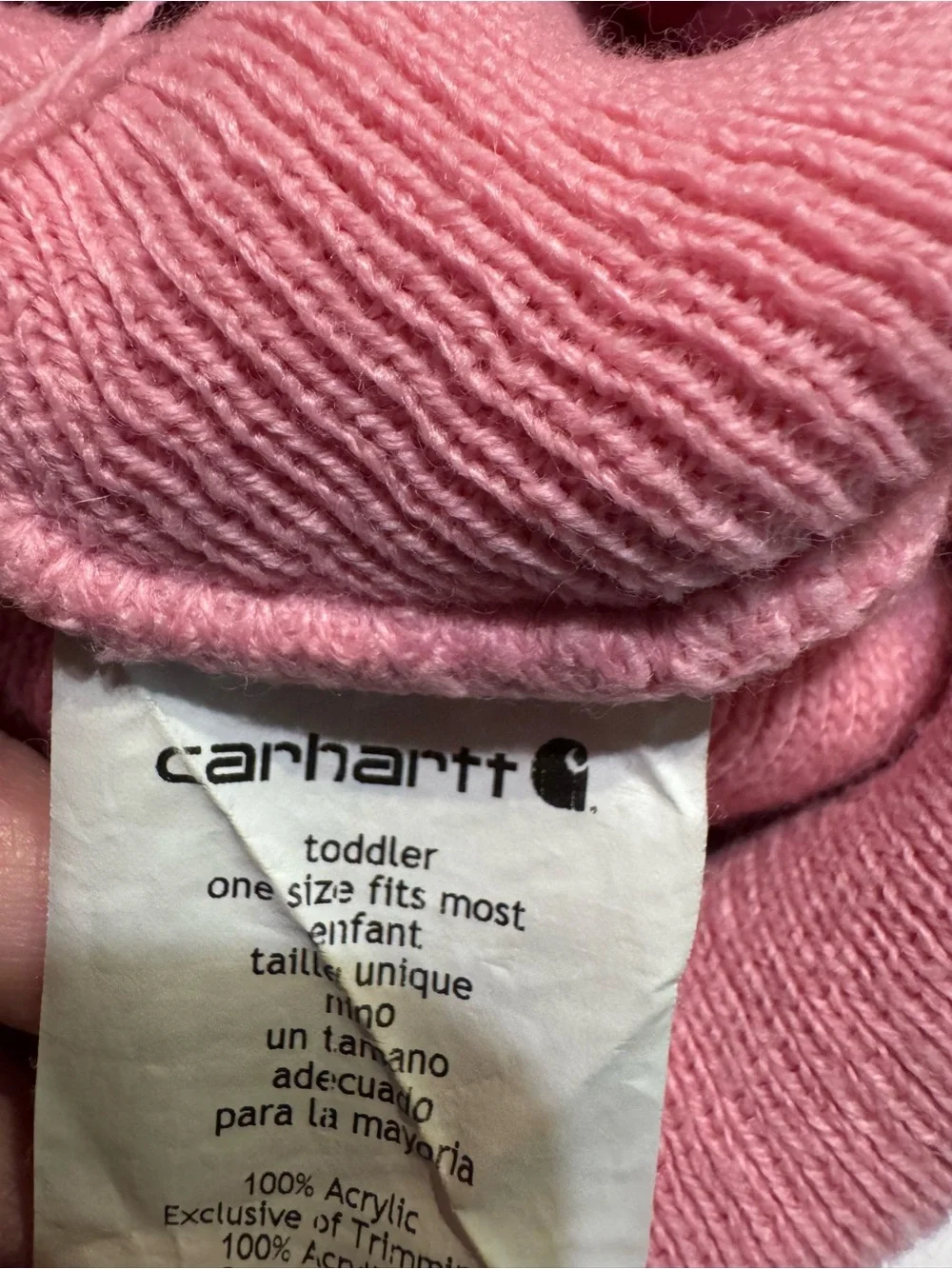 Carhartt pink knit