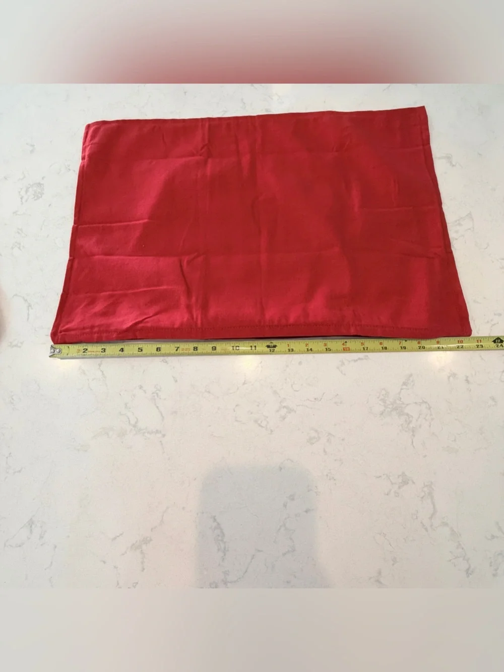 IKEA red cushion