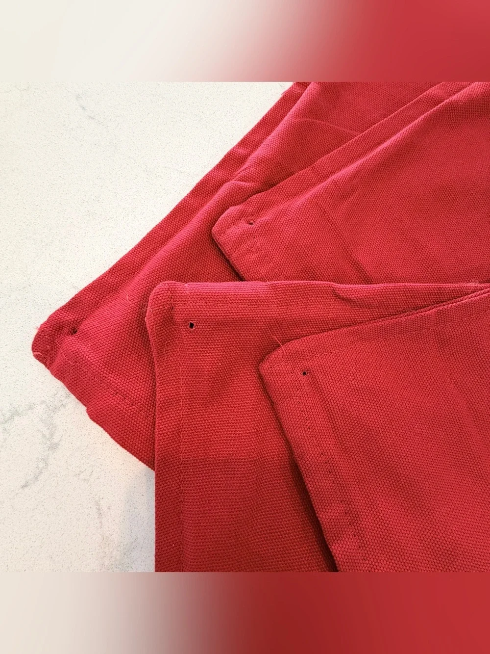 IKEA red cushion