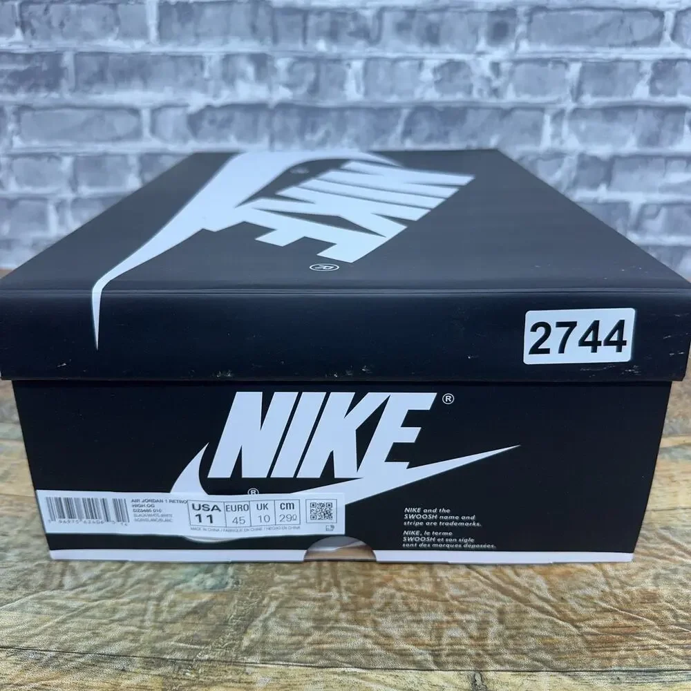 Nike Air Jordan 1 Retro High OG Black / White - White DZ5485-010 Mens Size 11