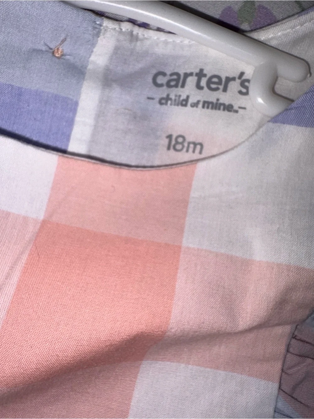 Carters lightweight plaid