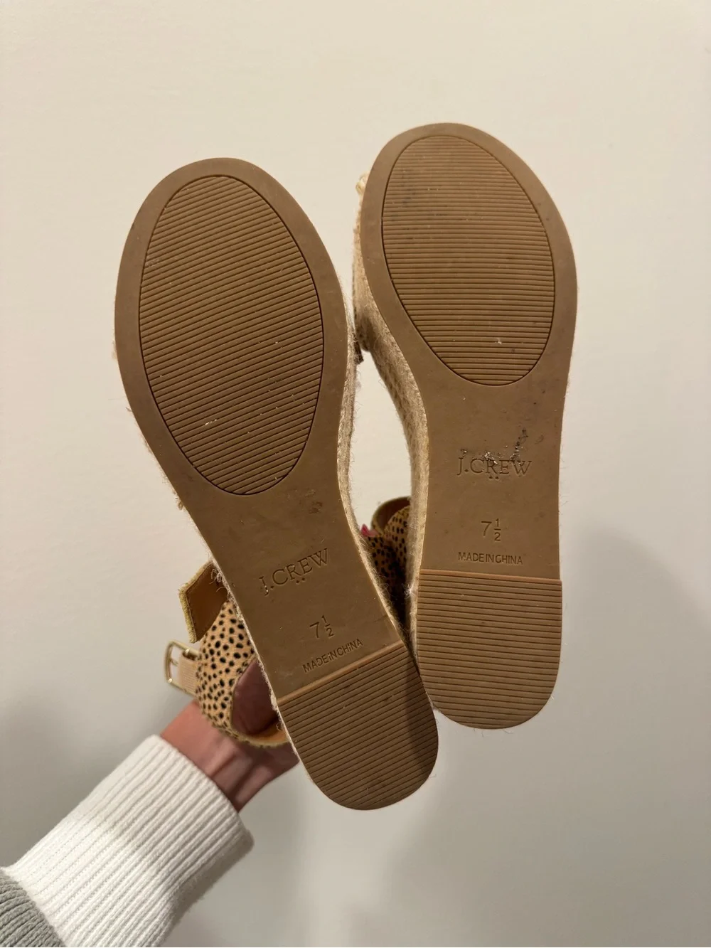 J. Crew Factory espadrille wedge