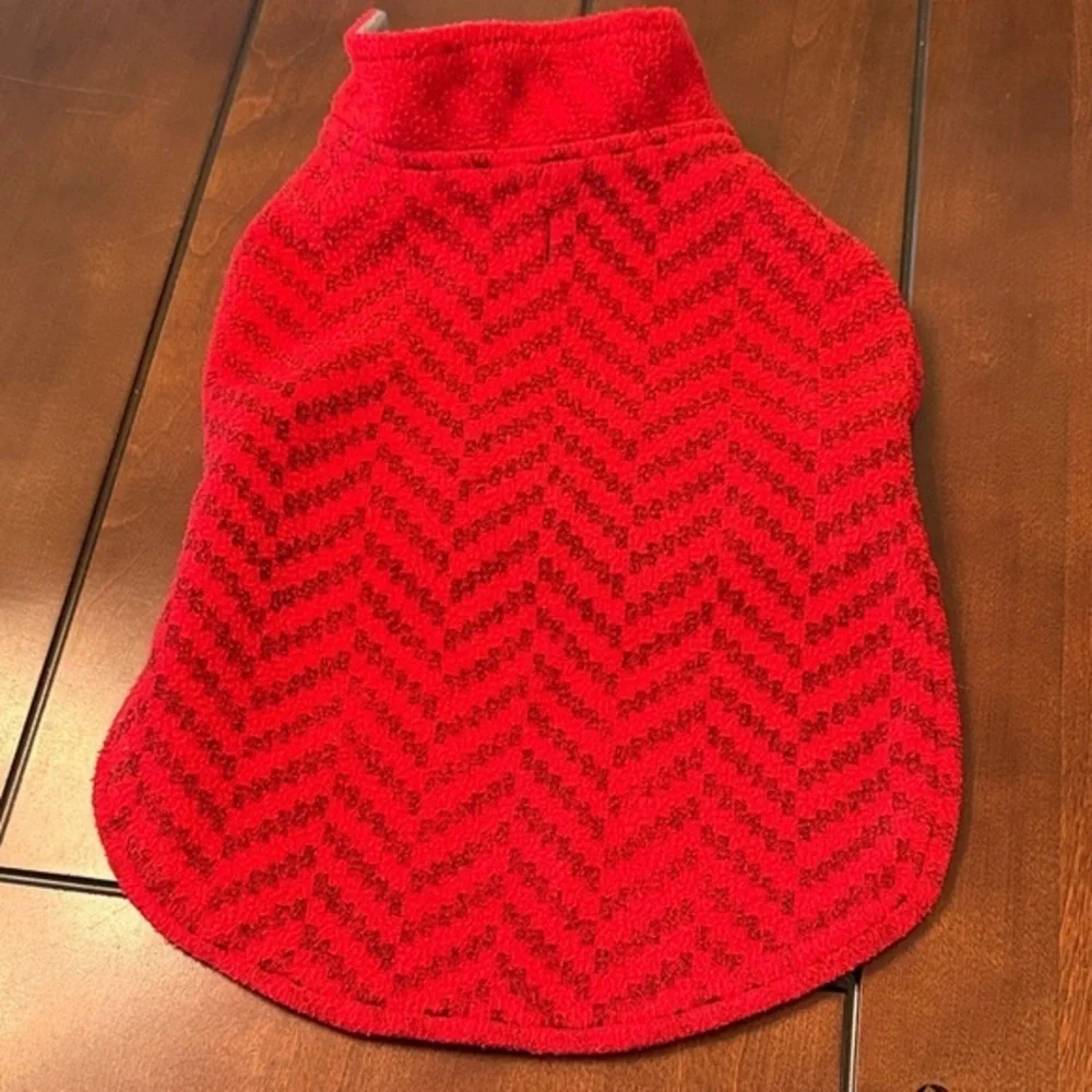 ❤️3 for $15!❤️  Chevron Patterned Dog Sweater in Red