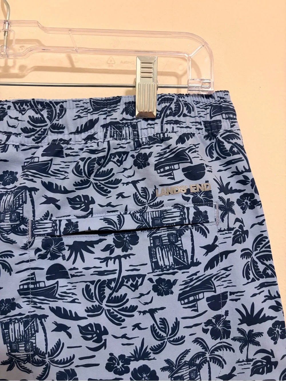 Lands End light blue