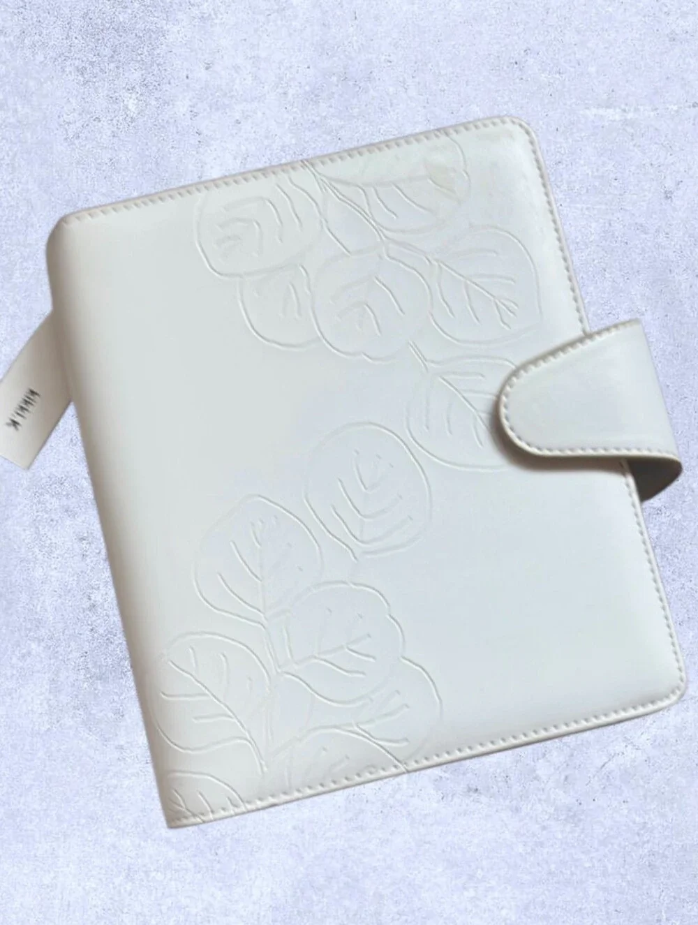 Kikki.K A5 Planner Cream Ivory Rose Gold 6 Ring Binder w/ Dividers & Insert