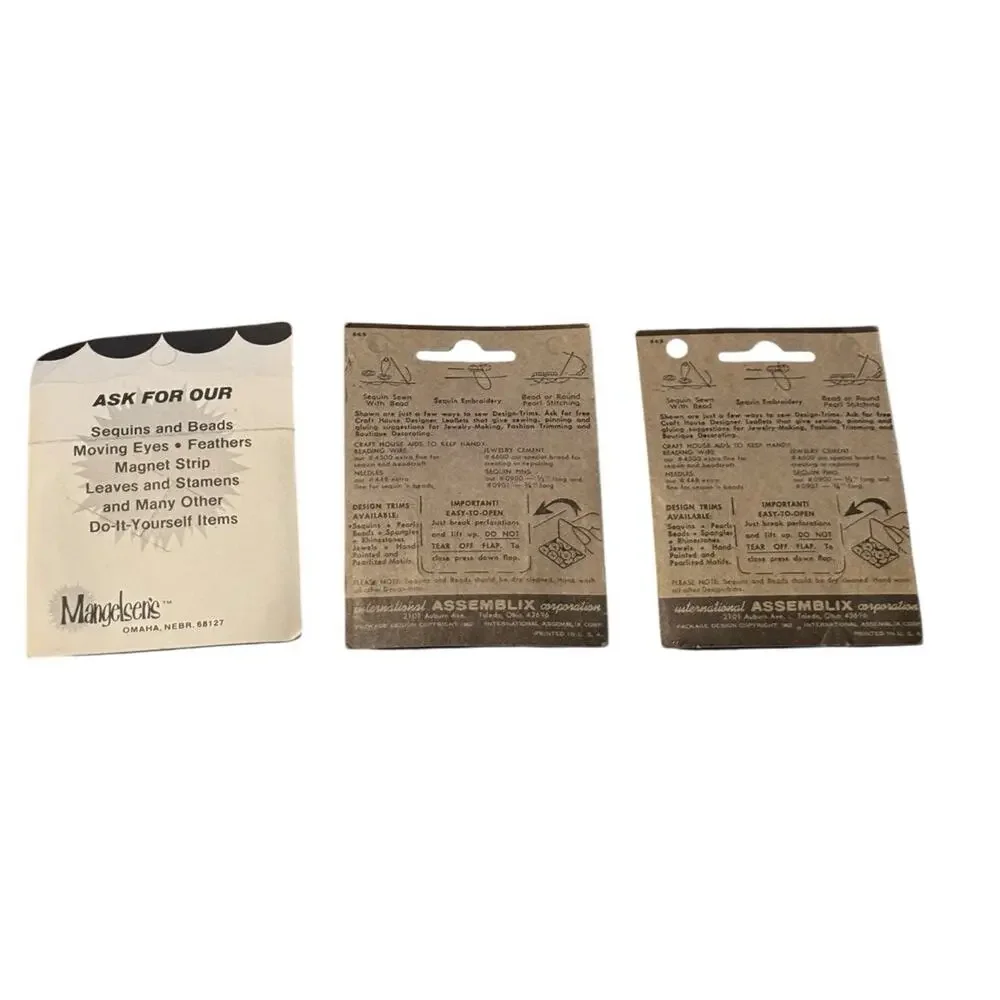Vintage Beads packaging does