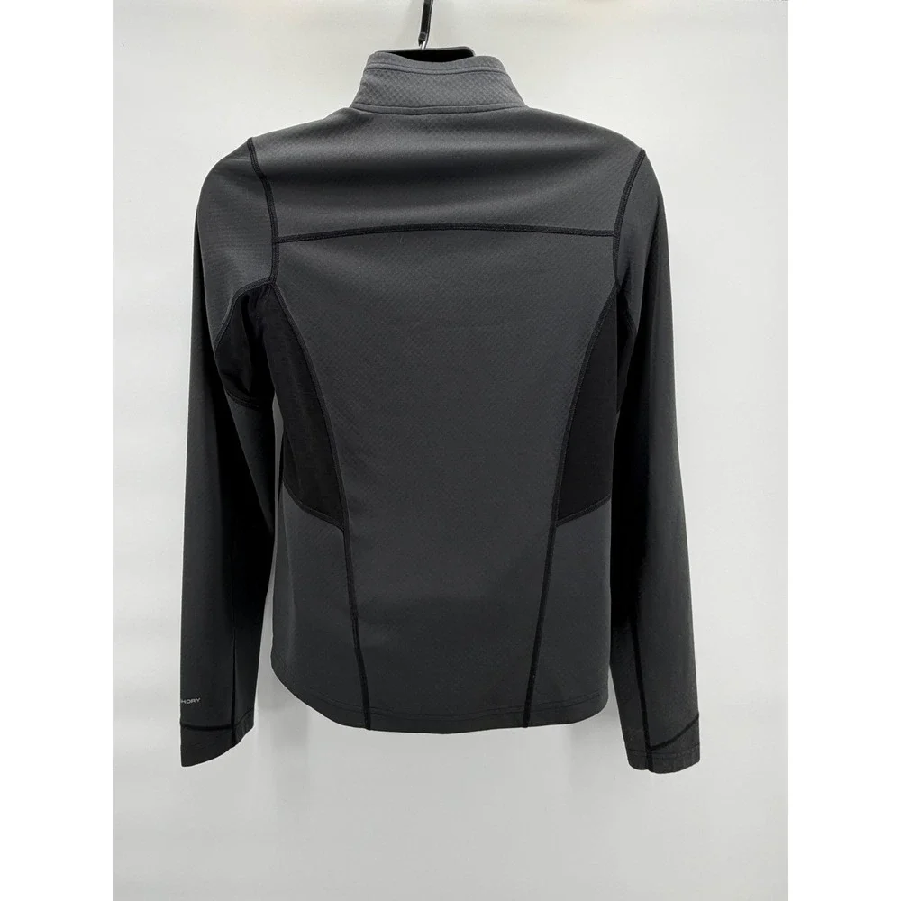The North Face Men's FlashDry‎ 1/2 Zip Pullover Jacket Charcoal Grey Small S/P