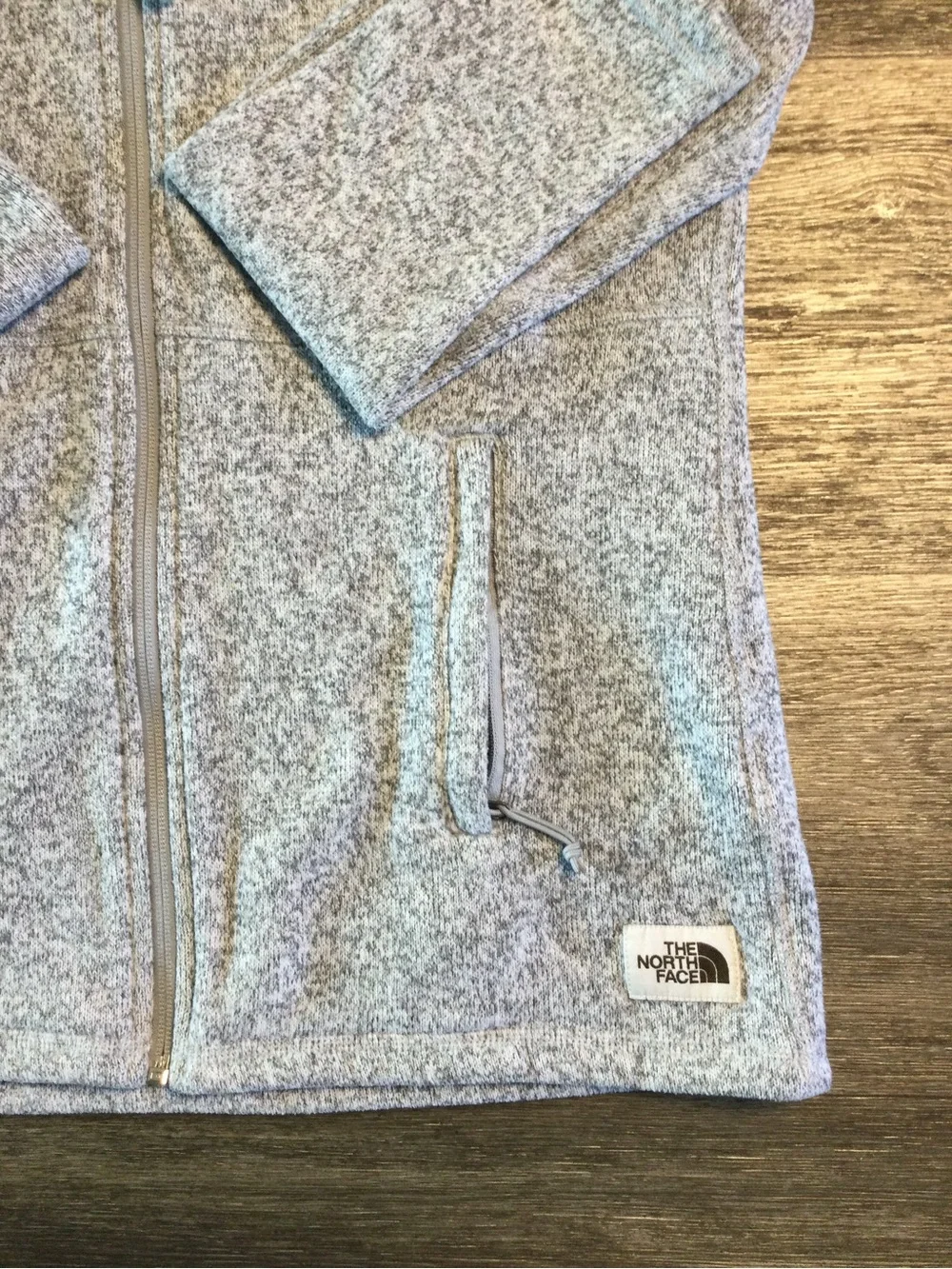 The North Face soft gray
