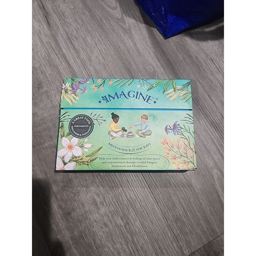Imagine Meditation Kit For Kids Dr. Tal Ben-Shahar 2019 Pre-owned Excellent Cond
