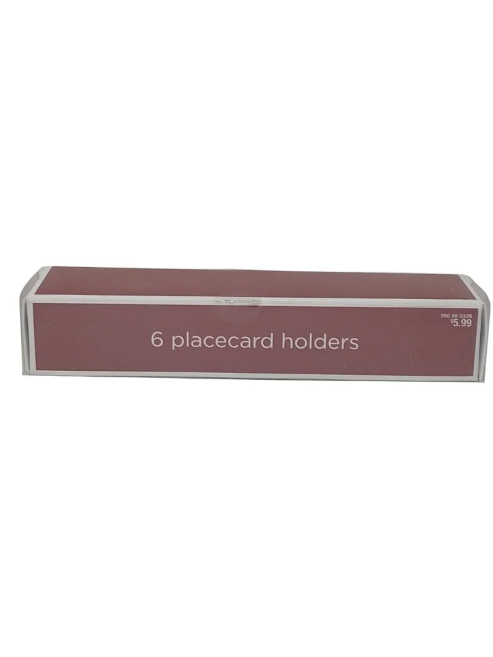 6 Glittery Christmas Ornament Placecard Holders 2