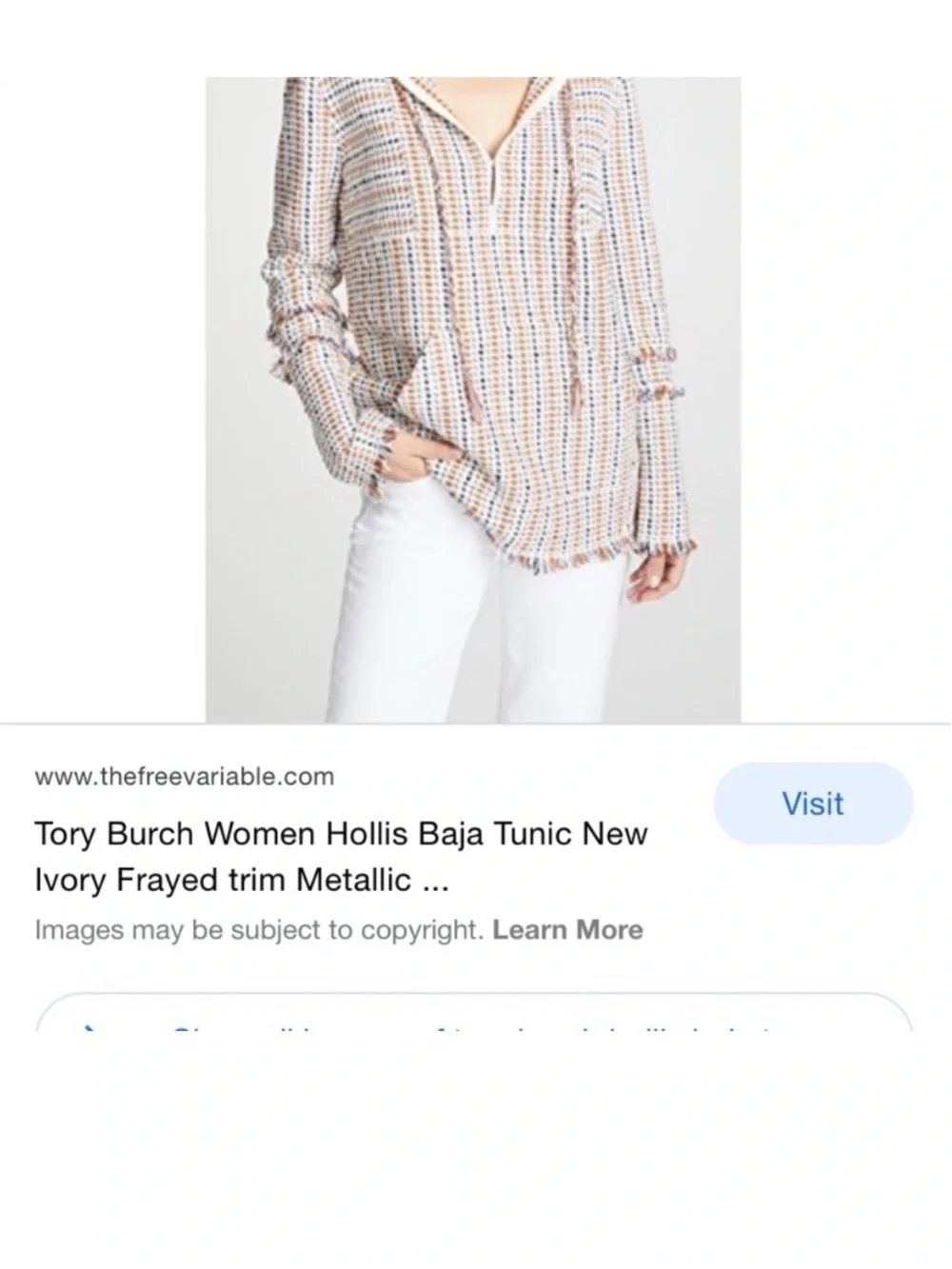 Tory Burch trim easy woven
