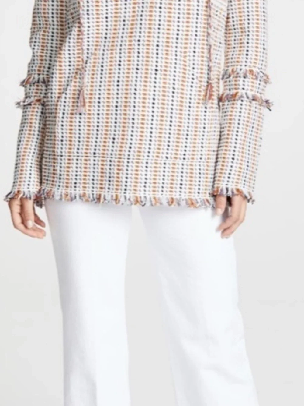 Tory Burch hem relaxed hooded