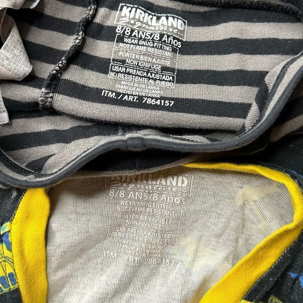 5 for $25🔥Boys‎ Size 8 Kirkland Truck Matching Pajama Set