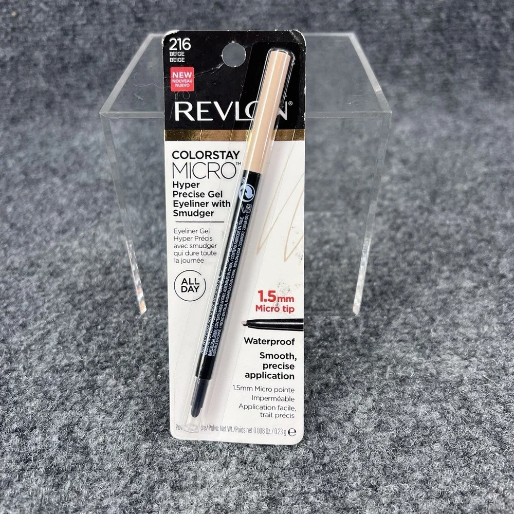 Revlon Colorstay Micro Hyper Precise Gel Eyeliner Waterproof Fine Tip 216 Beige
