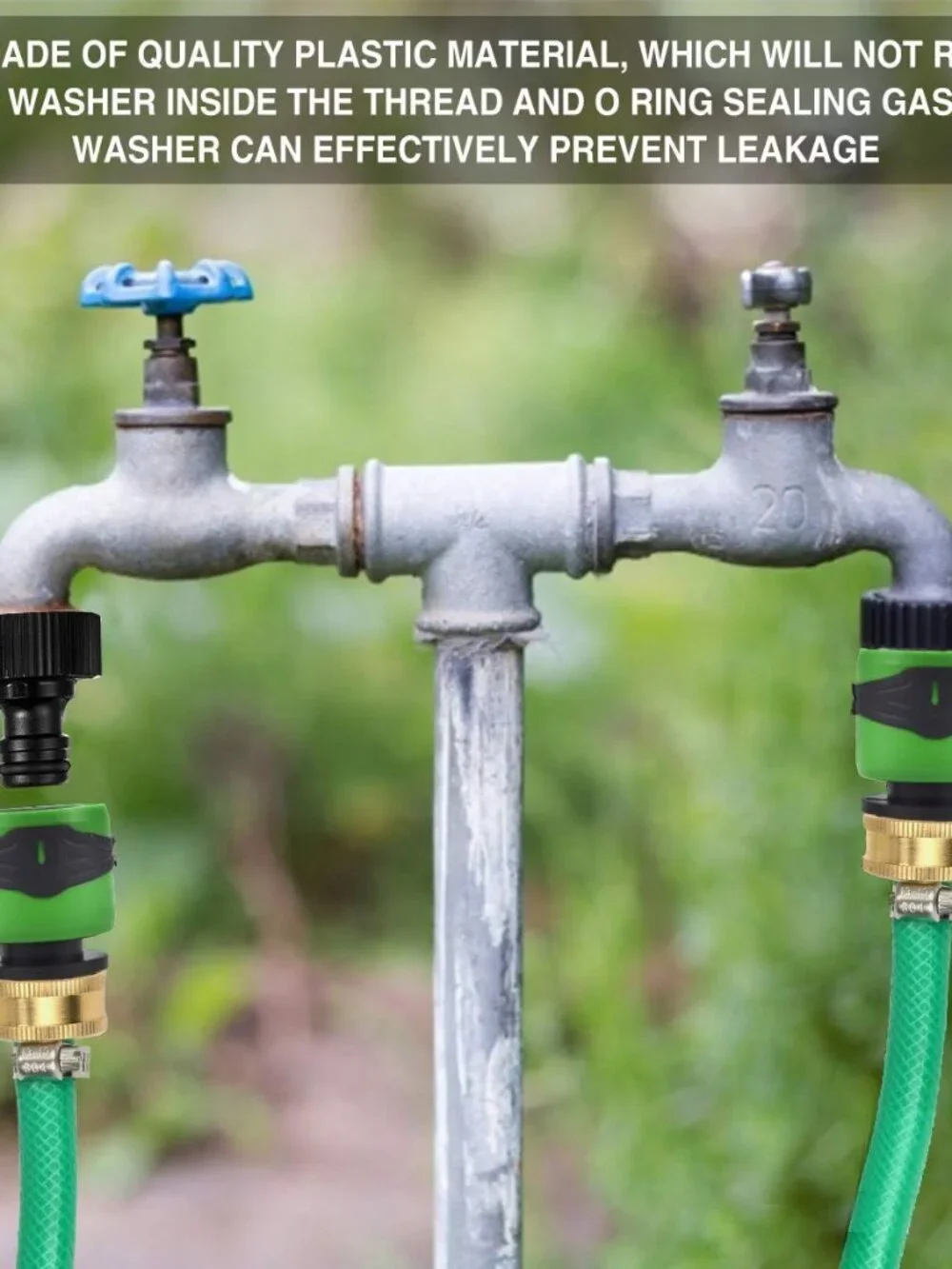 Garden Hose Quick Connect Male and Female- Quick Link and Disconnect- Easy to Op