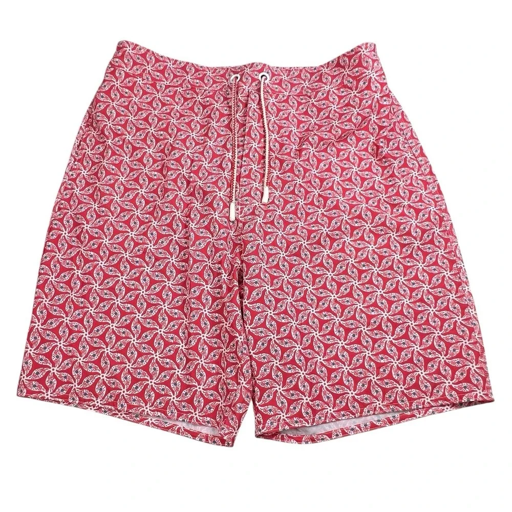Johnnie-O Mens XL Red Floral 8