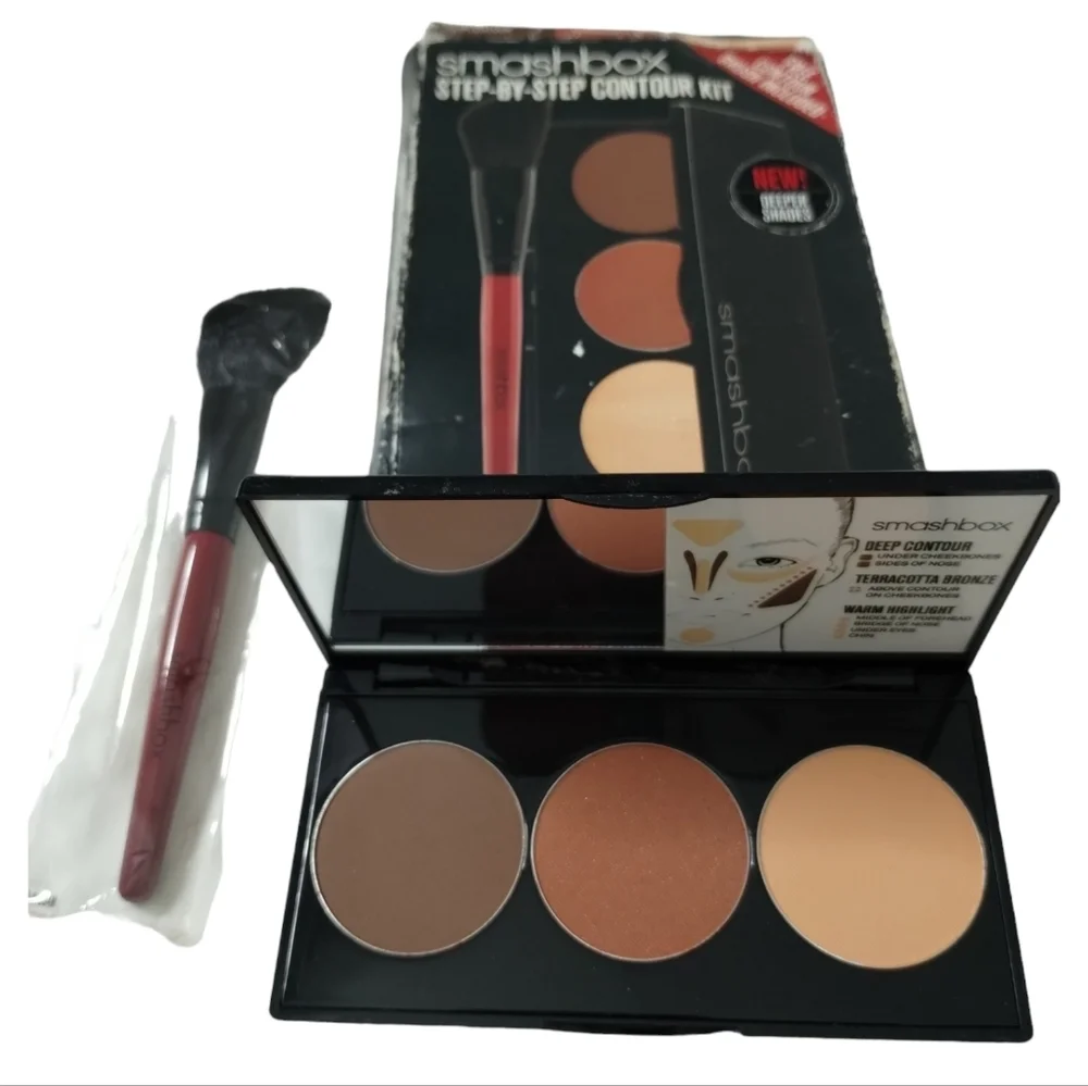 Smashbox Step-by-step Contour Kit Palette &‎ Brush DEEP