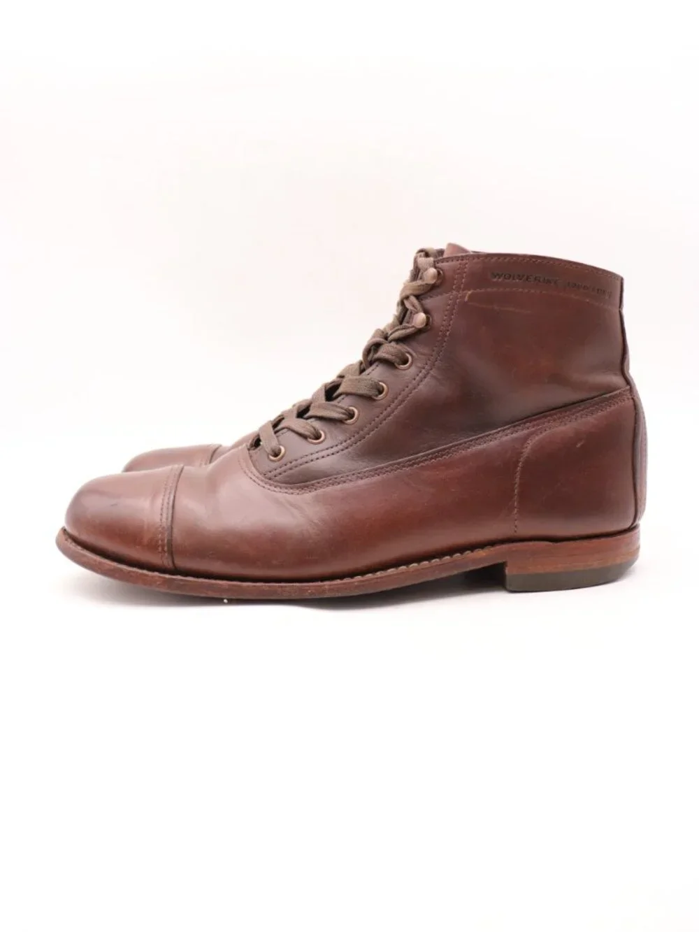 Wolverine boots leather owned