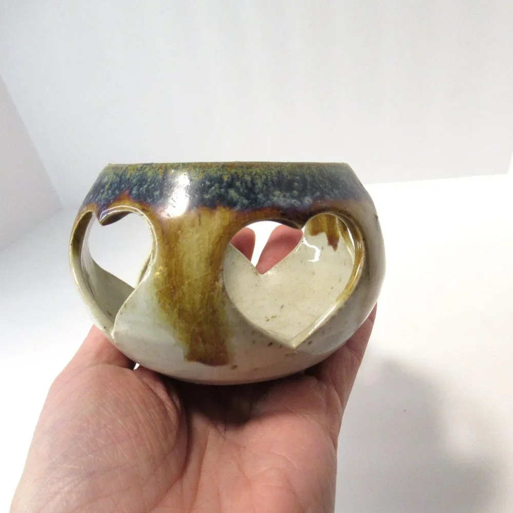 Pottery ❤️ candle holder