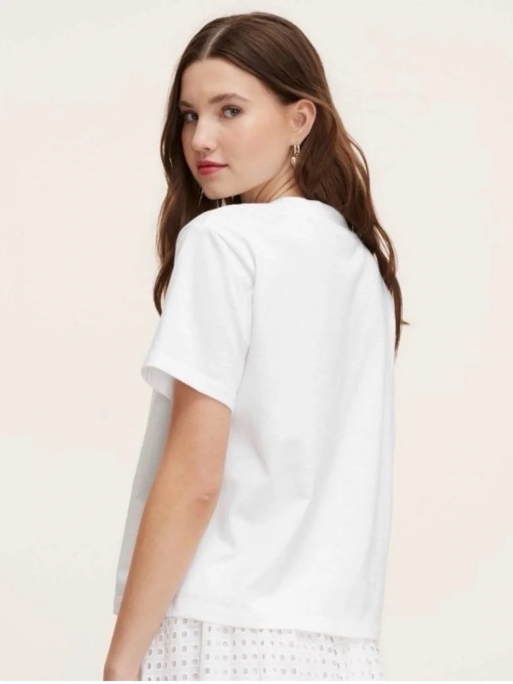 kate spade white tee