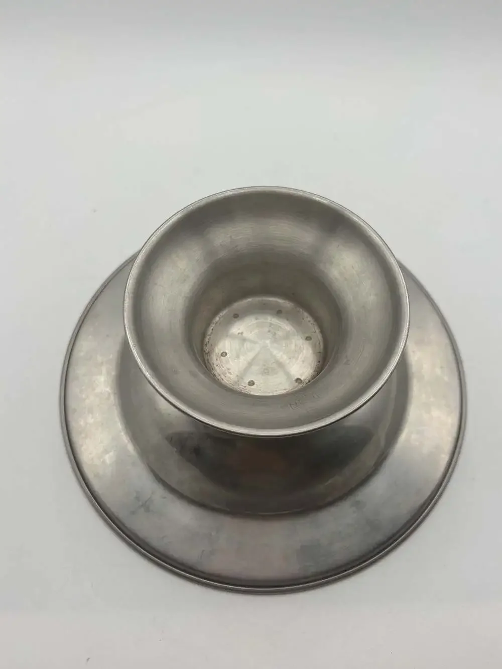 Unknown pewter footed
