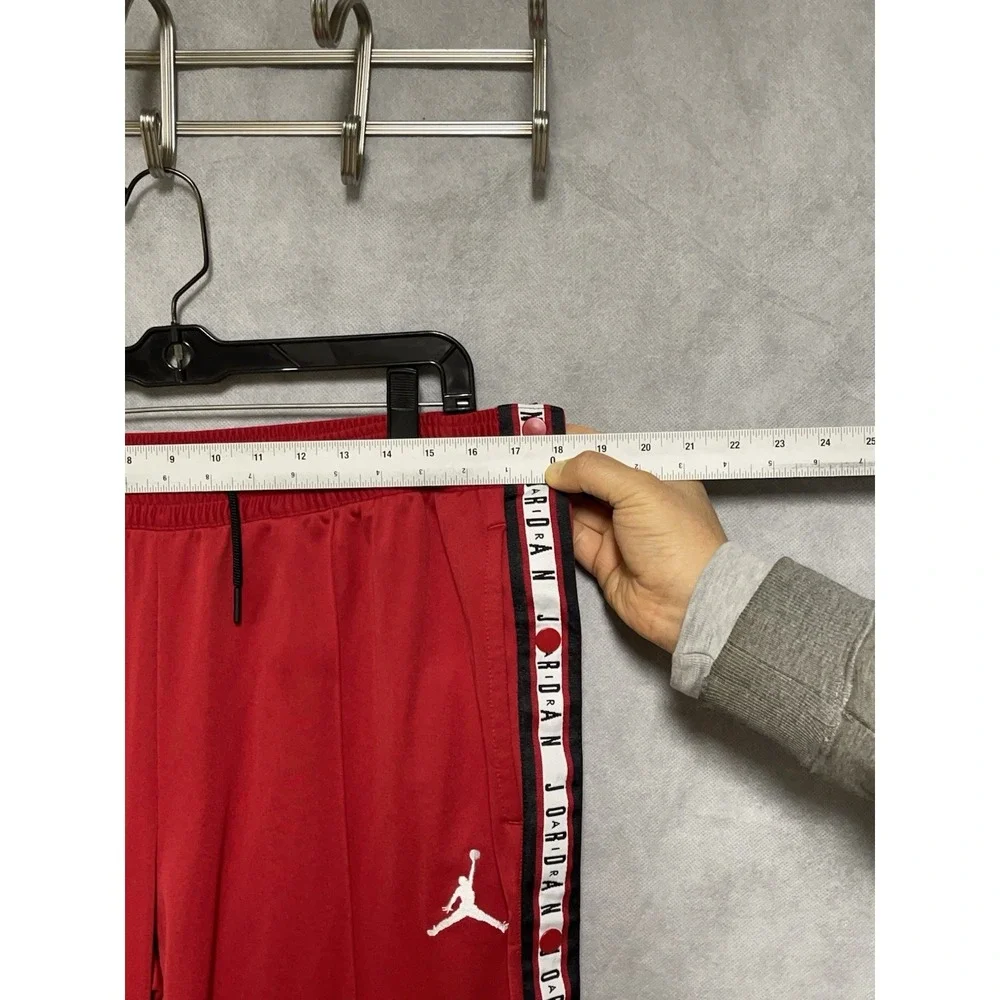 Nike Air Jordan Pants XL‎ Red Tear Away Snap Side Jumpman Track Dri Fit AJ1106