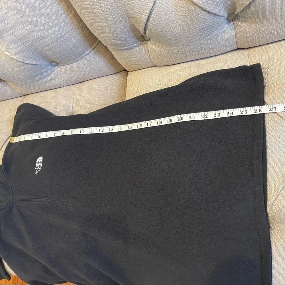 AL:  The North Face Shirt Men’s L Black Fleece Quarter 1/4 Zip Light weight