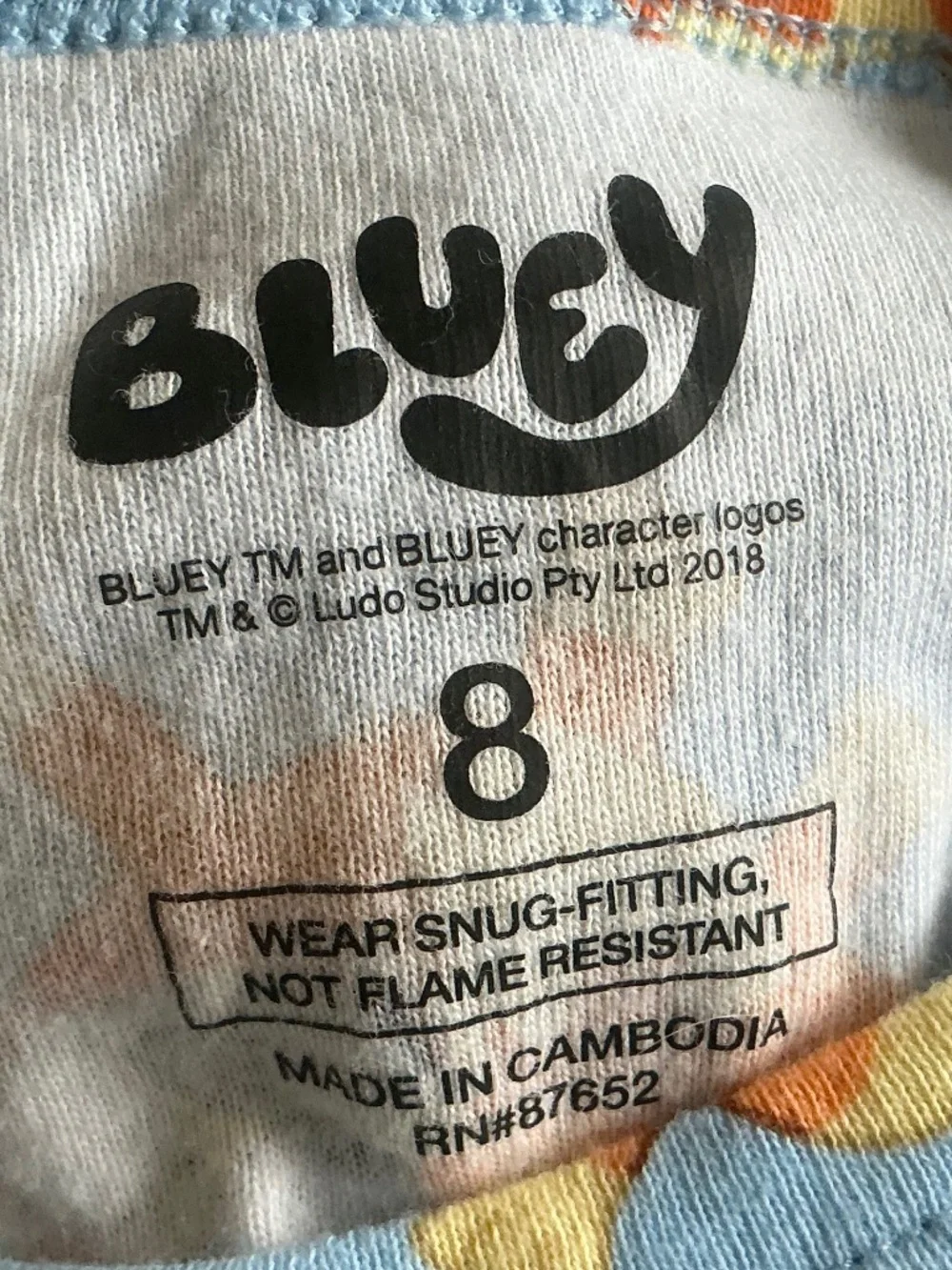 Bluey solid colored