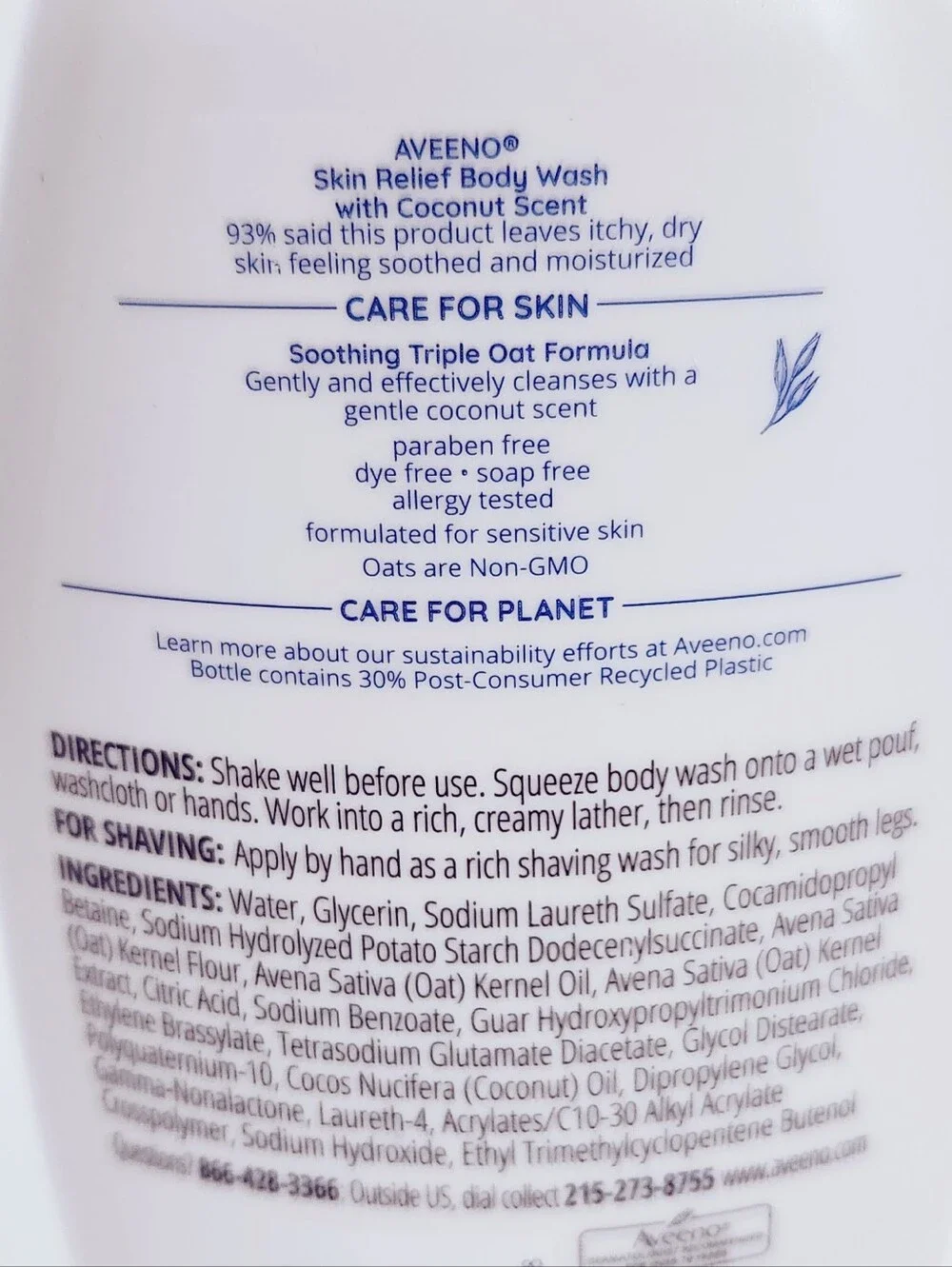 Aveeno this listing
