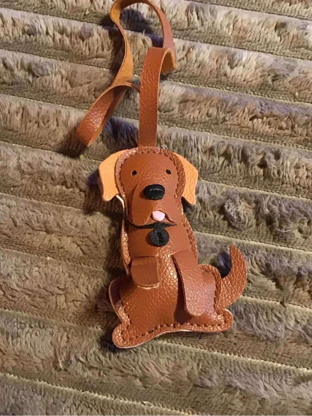 N/A leather charm