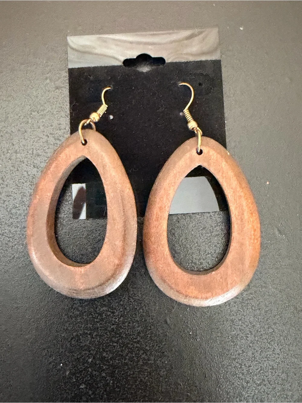 No brand brown wooden