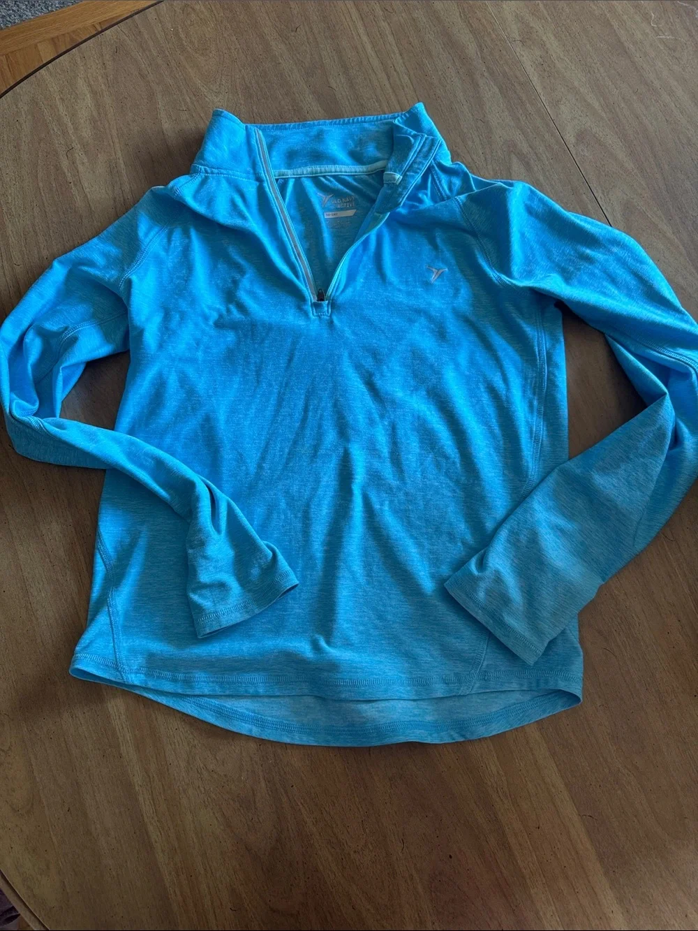 Old Navy Light Blue Girls' Quarter-Zip Pullover